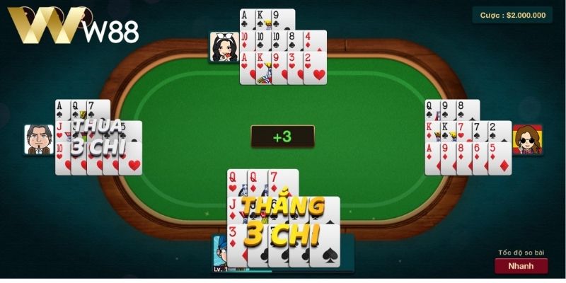 Game bài W88 – sự kết hợp giữa trí tuệ và may mắn